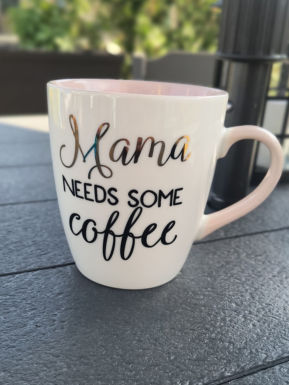 Mama Needs Some Coffee Mug By Threshold Pink Novelty 27oz Large Cup